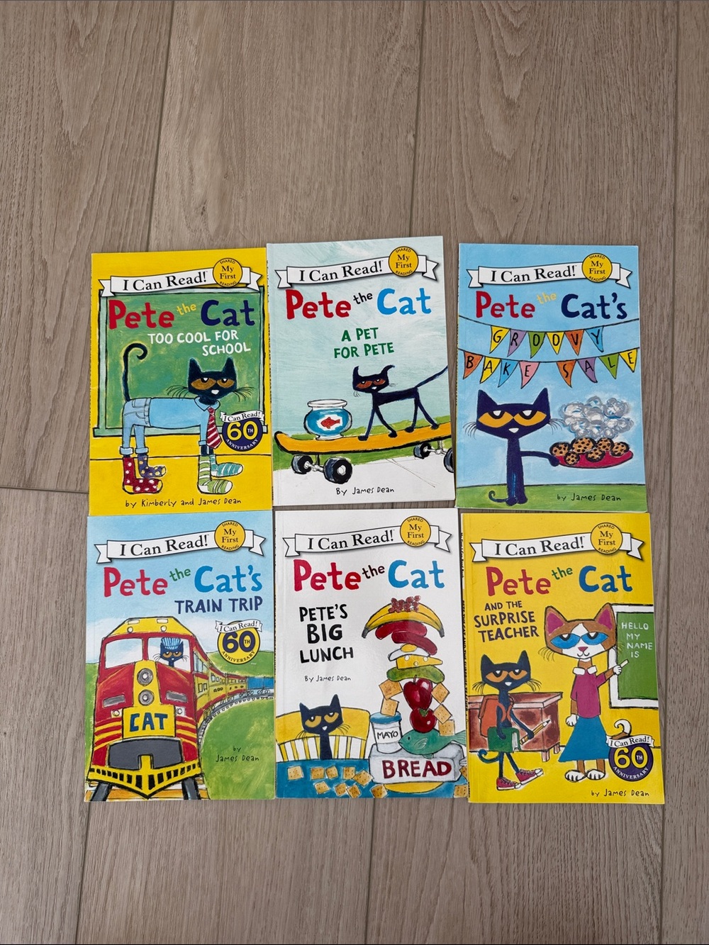 New 6 Pete the Cat Books
